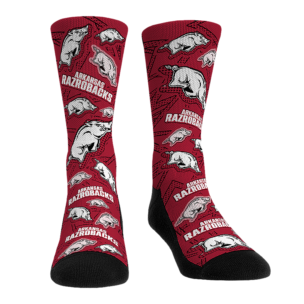 Arkansas Razorbacks - Microdot All-Over | Rock 'Em Socks