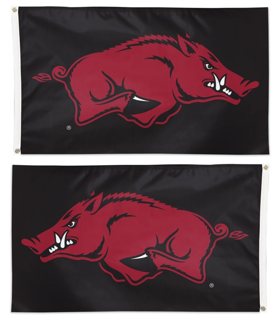 Arkansas Razorbacks 3x5 Black Flag 1
