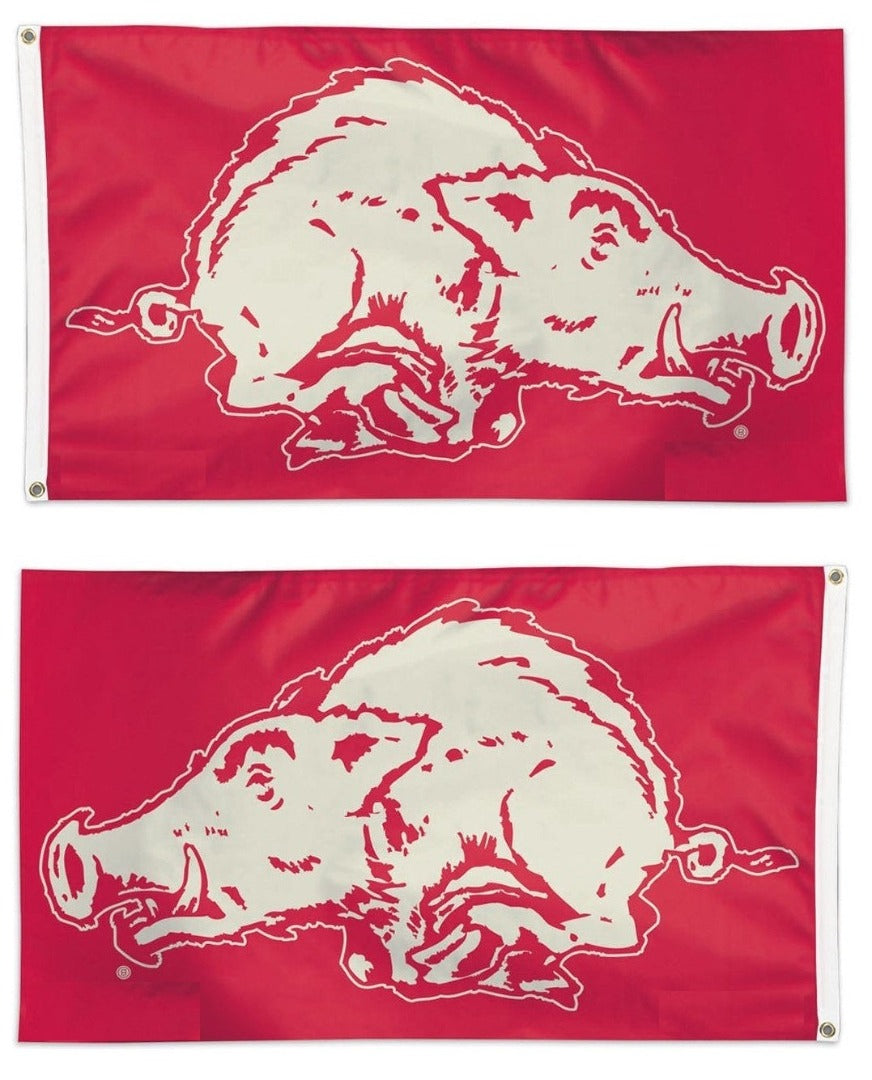 Arkansas Razorbacks Flag 3x5 College Vault Retro Logo