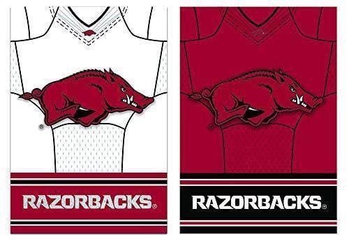Arkansas Razorbacks Garden Flag 2 Sided Jersey
