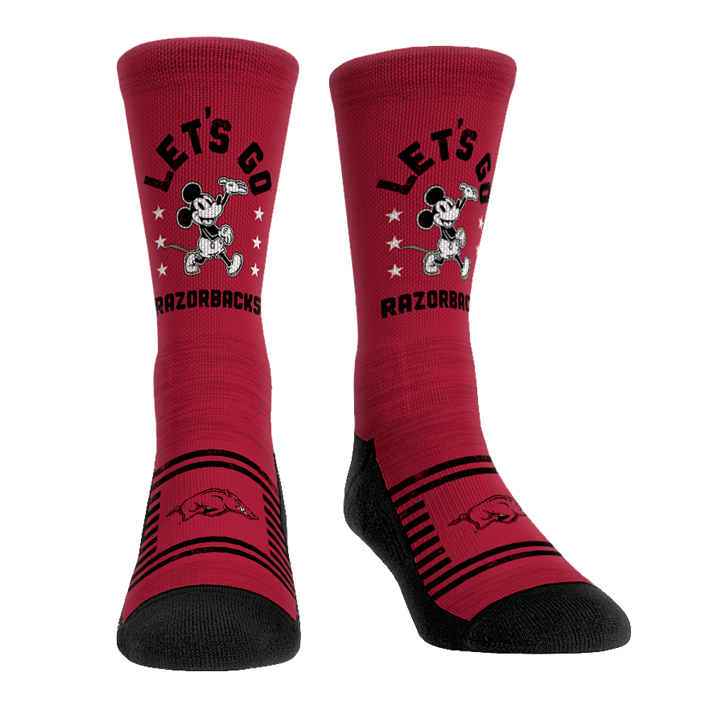 Arkansas Razorbacks - Disney  - Let’s Go! | Rock 'Em Socks