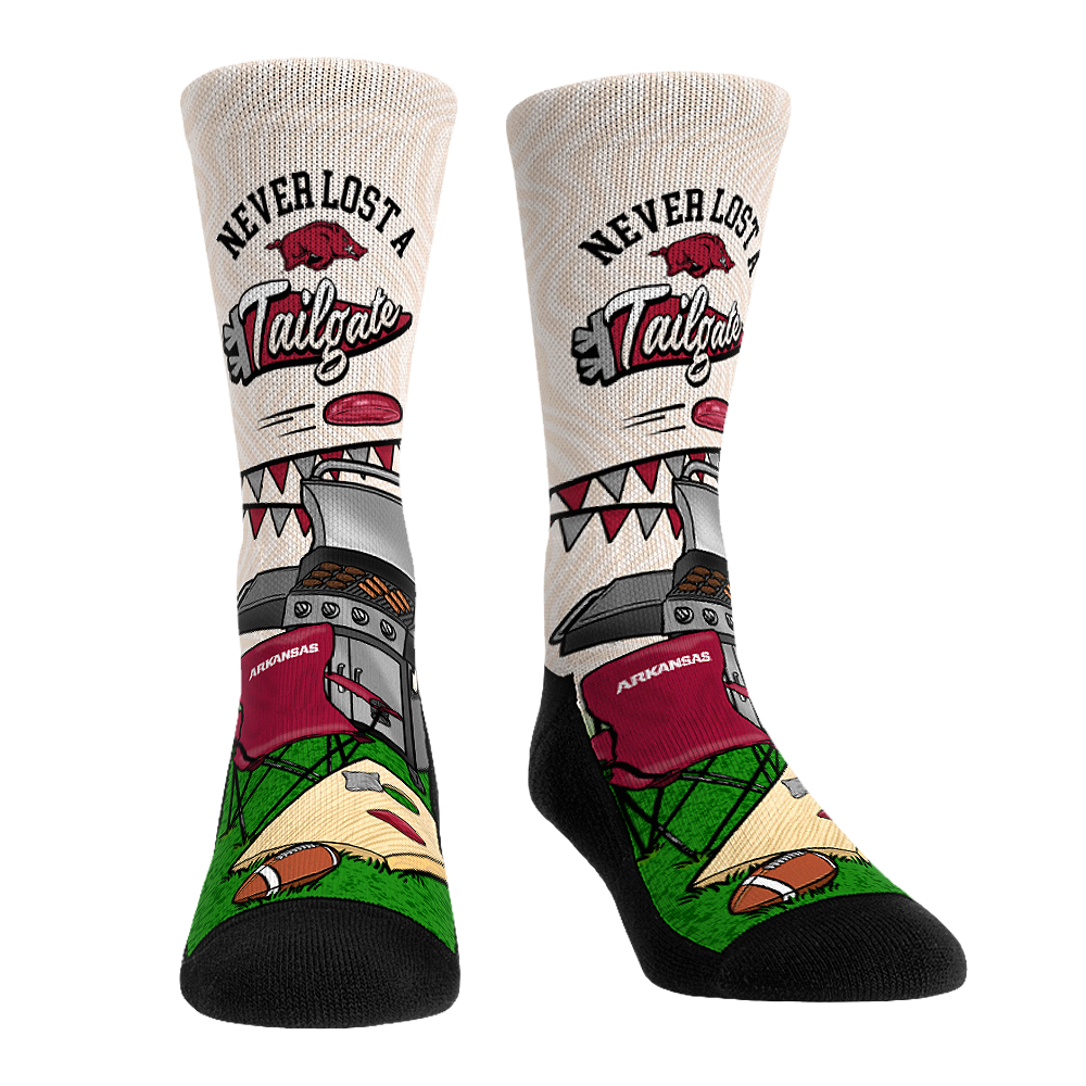 Arkansas Razorbacks - Never Lost a Tailgate | Rock 'Em Socks