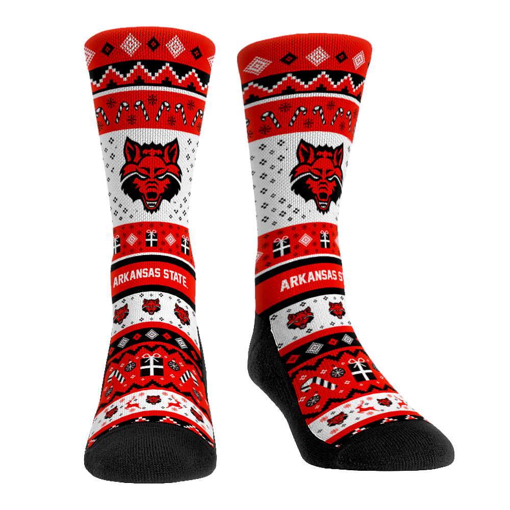 Arkansas State Red Wolves - Tacky Sweater | Rock 'Em Socks