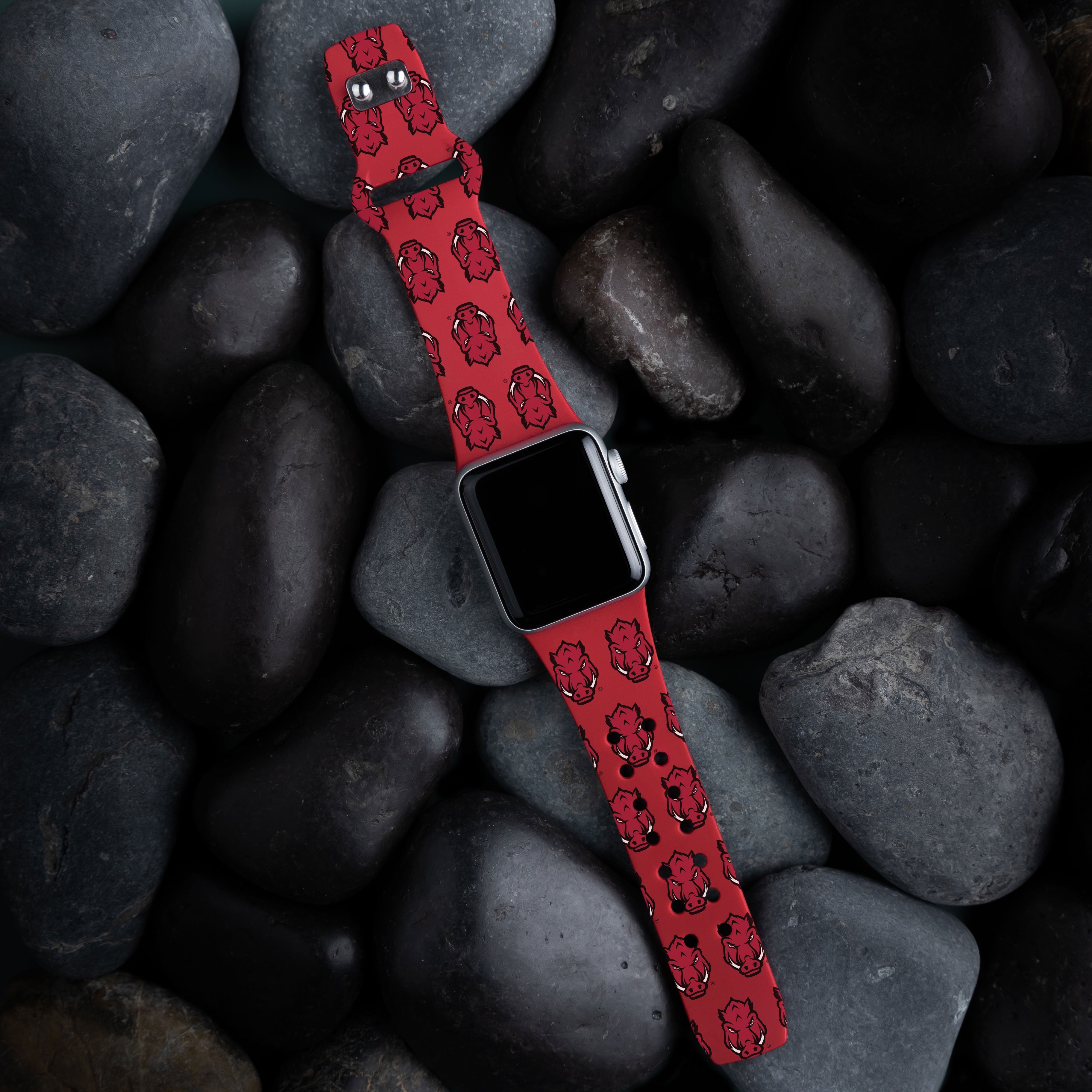 Arkansas Razorbacks HD Apple Watch Band 8