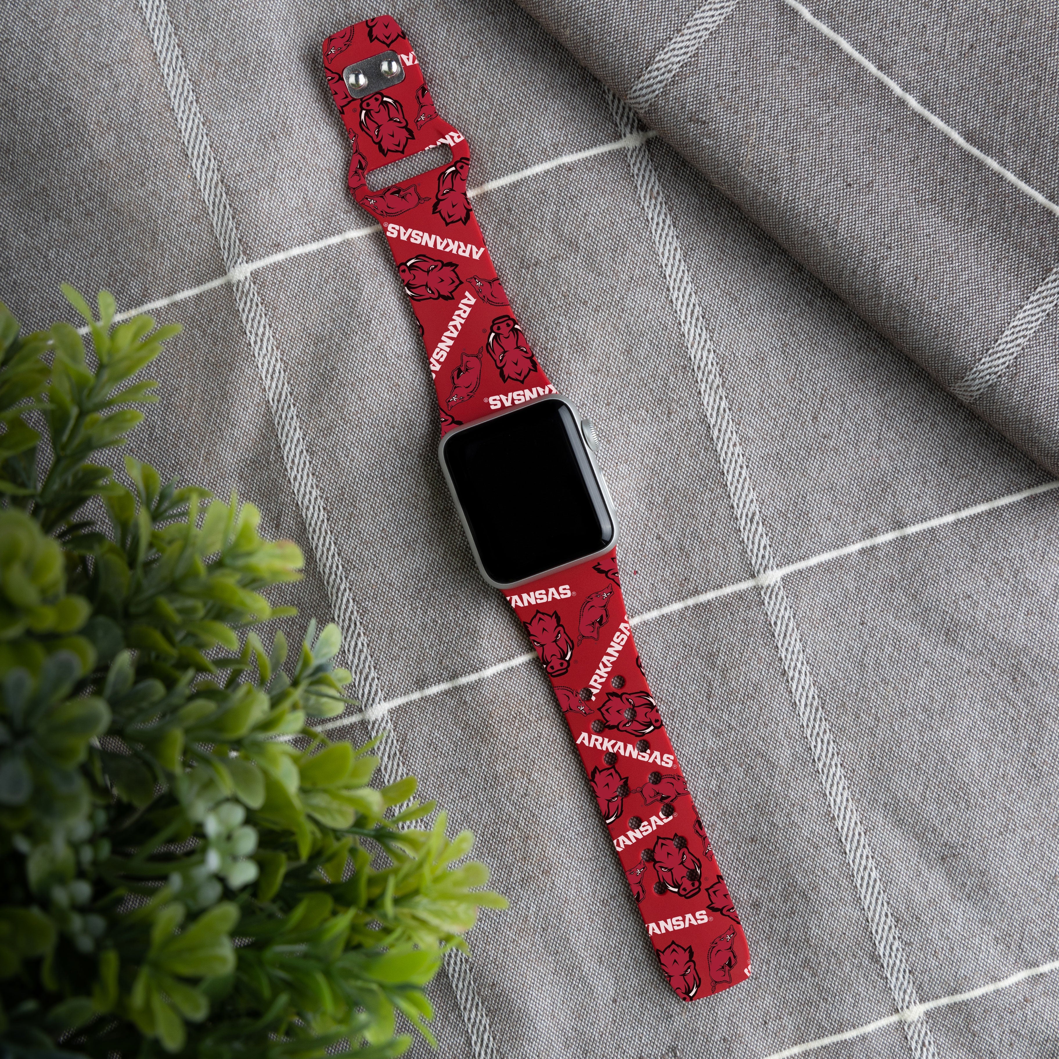 Arkansas Razorbacks HD Apple Watch Band 14