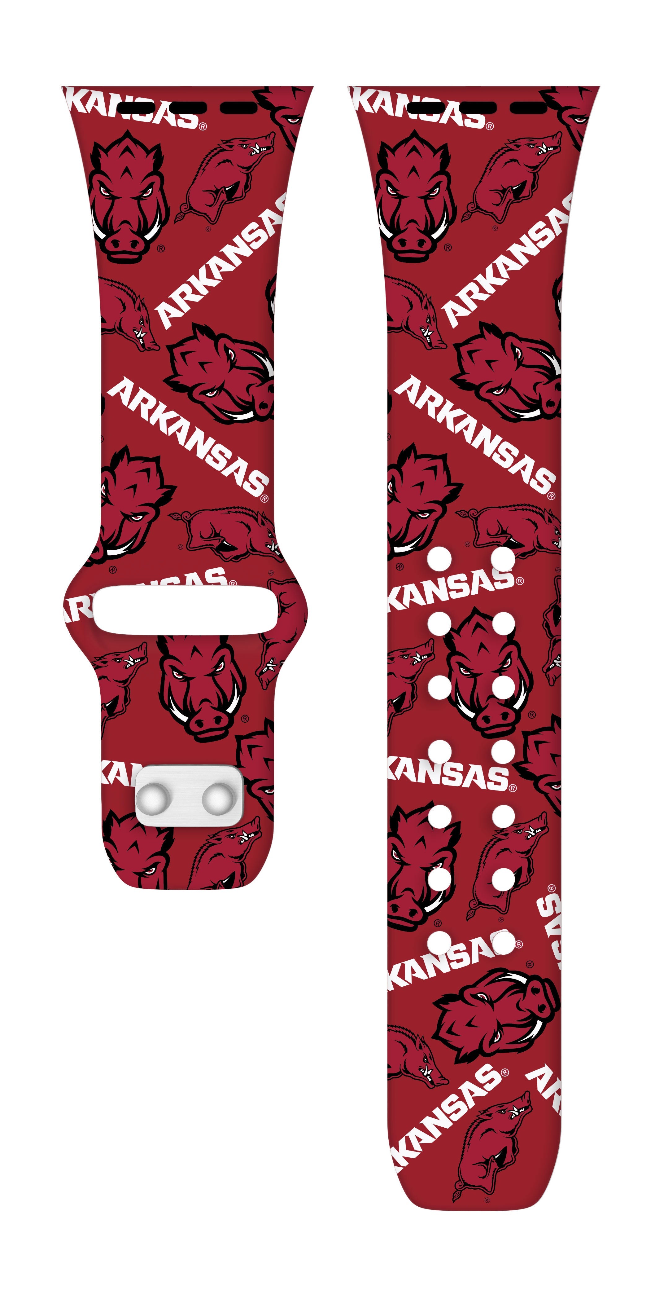 Arkansas Razorbacks HD Apple Watch Band 18