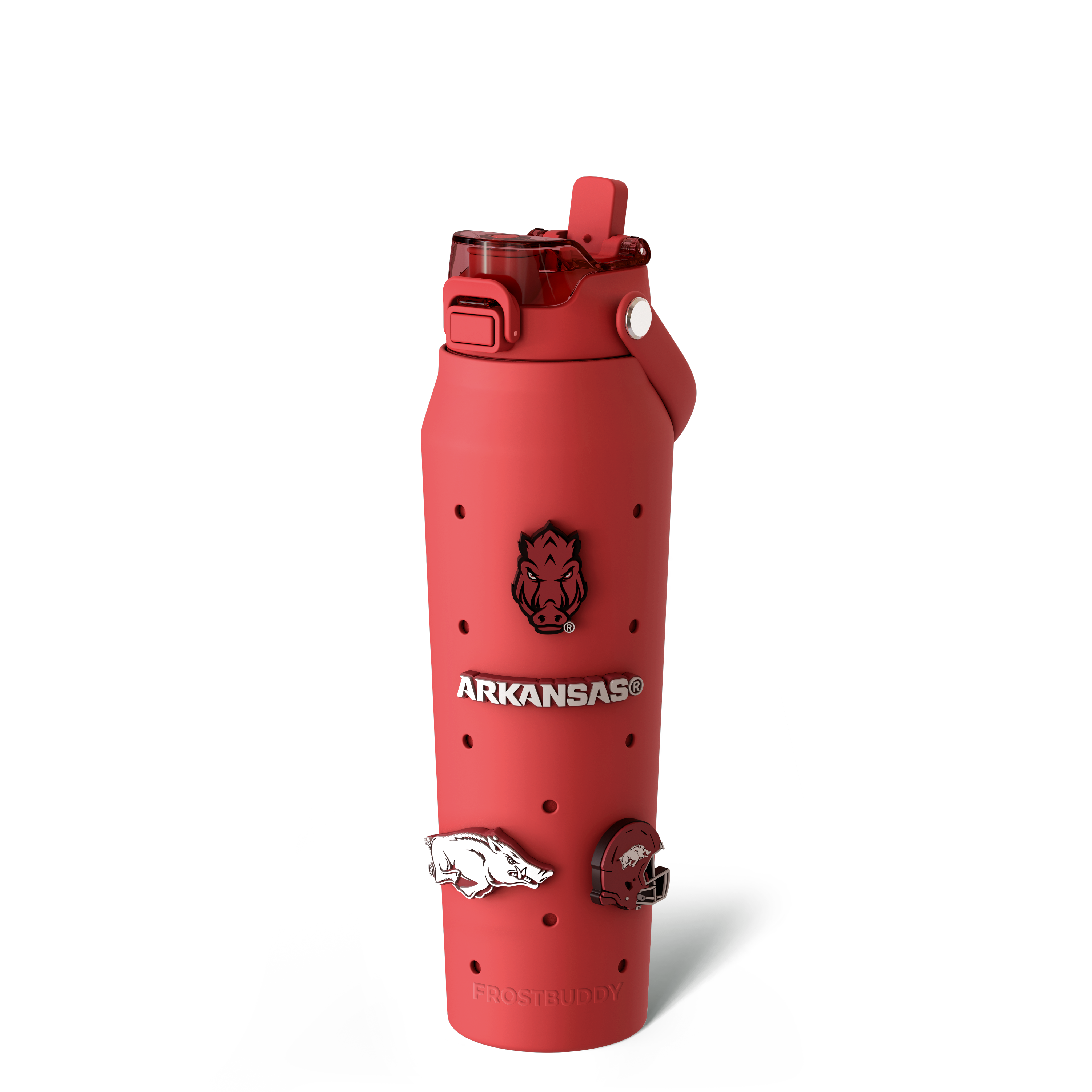 Bottle Buddy 32oz | Arkansas Razorbacks | Skin + Budz Bundle | Frost Buddy