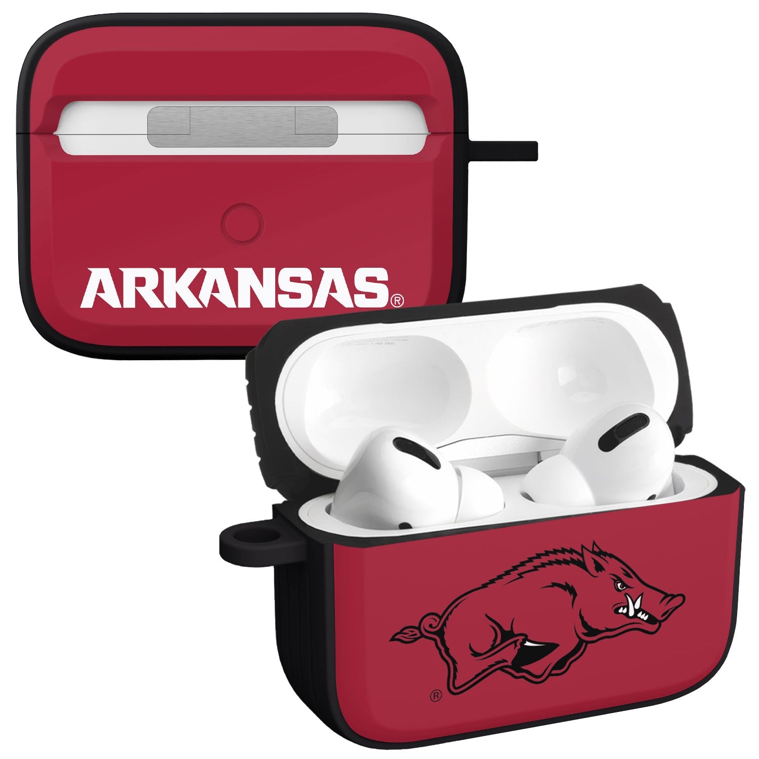 Arkansas Razorbacks HDX AirPods Pro 1 & 2 Case Cover 1