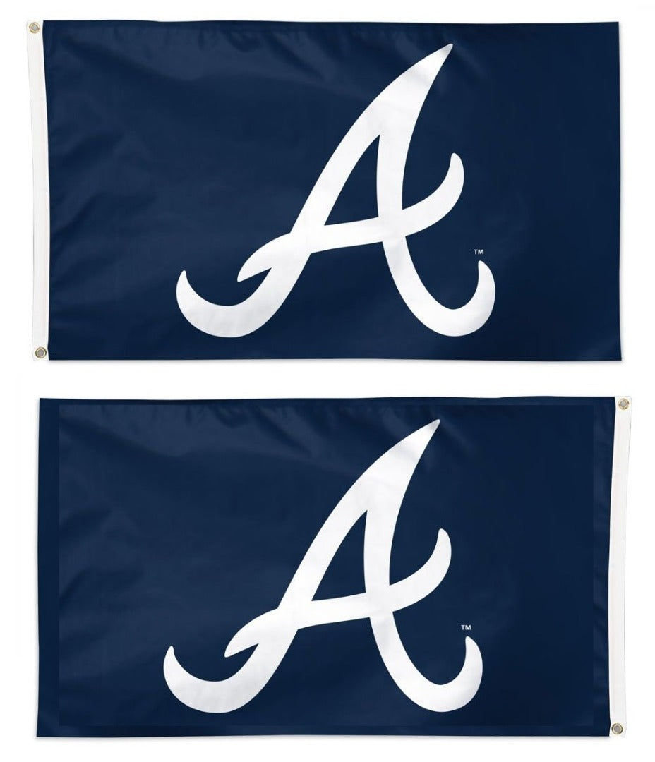 Atlanta Braves Flag 3x5 A Logo 2 Sided
