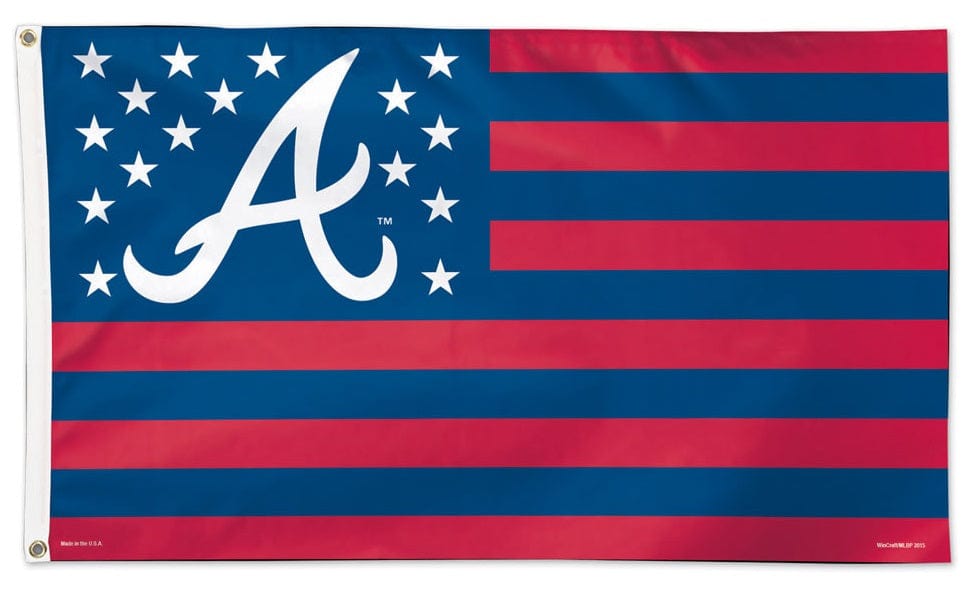 Atlanta Braves Flag 3x5 Americana Patriotic