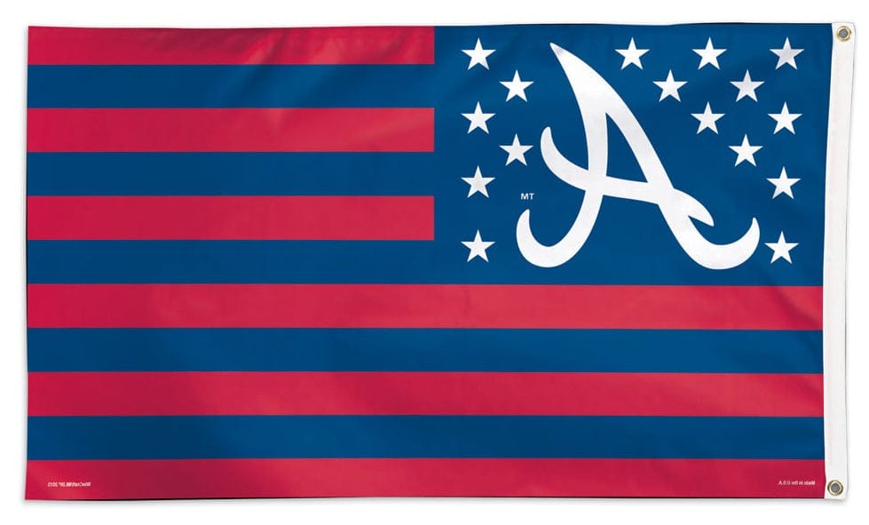 Atlanta Braves Flag 3x5 Americana Patriotic