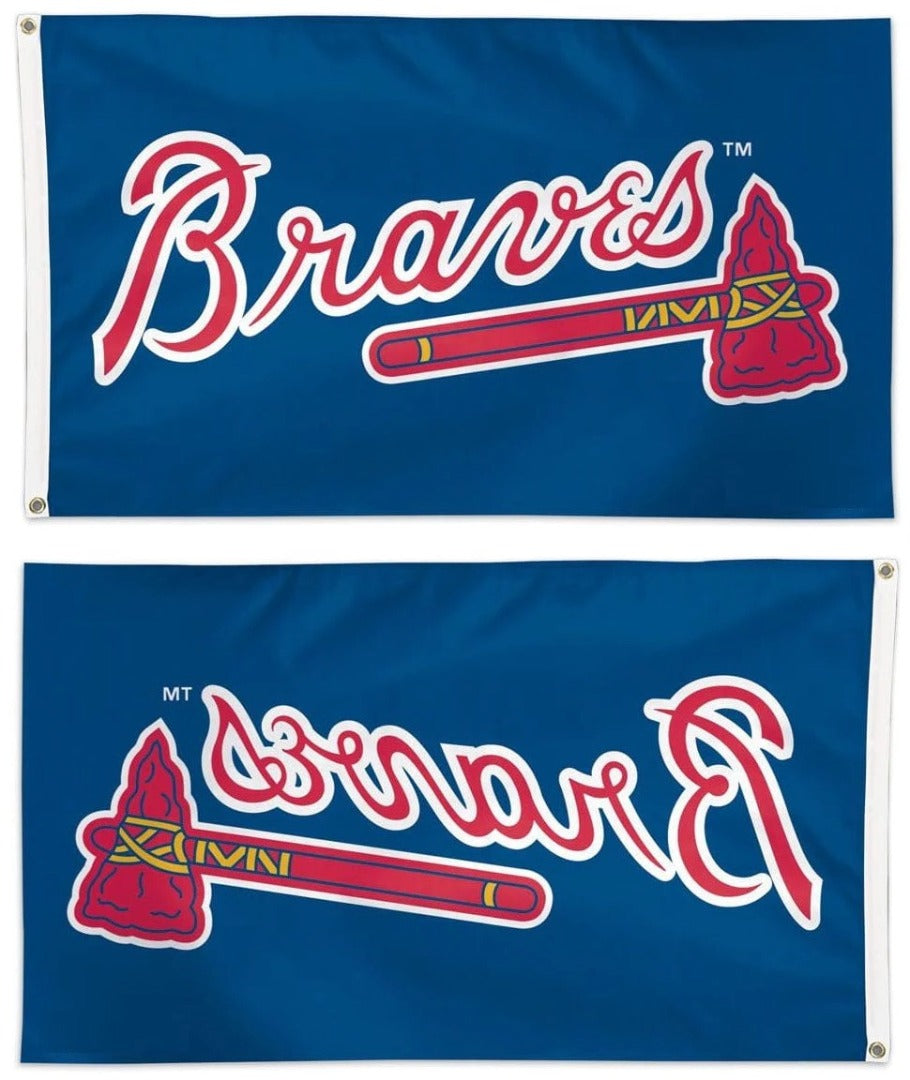 Atlanta Braves Flag 3x5 Single Sided Logo
