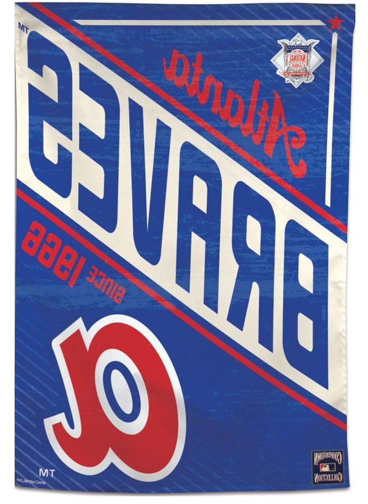 Atlanta Braves Flag Cooperstown Throwback House Banner 2