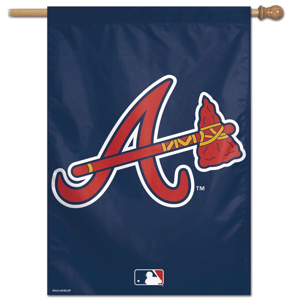 Atlanta Braves Flag Vertical House Banner 1