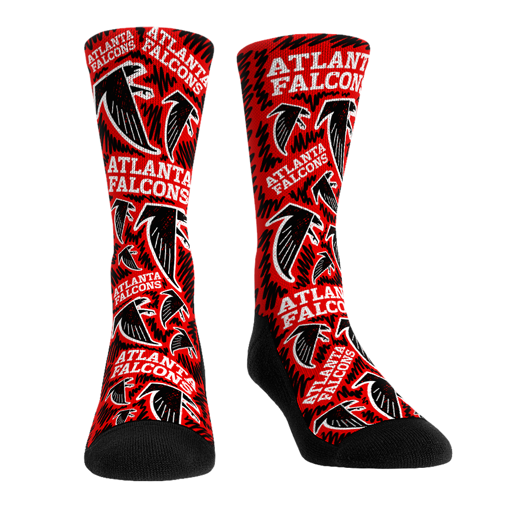 Atlanta Falcons - Throwback Logo Sketch | Rock 'Em Socks