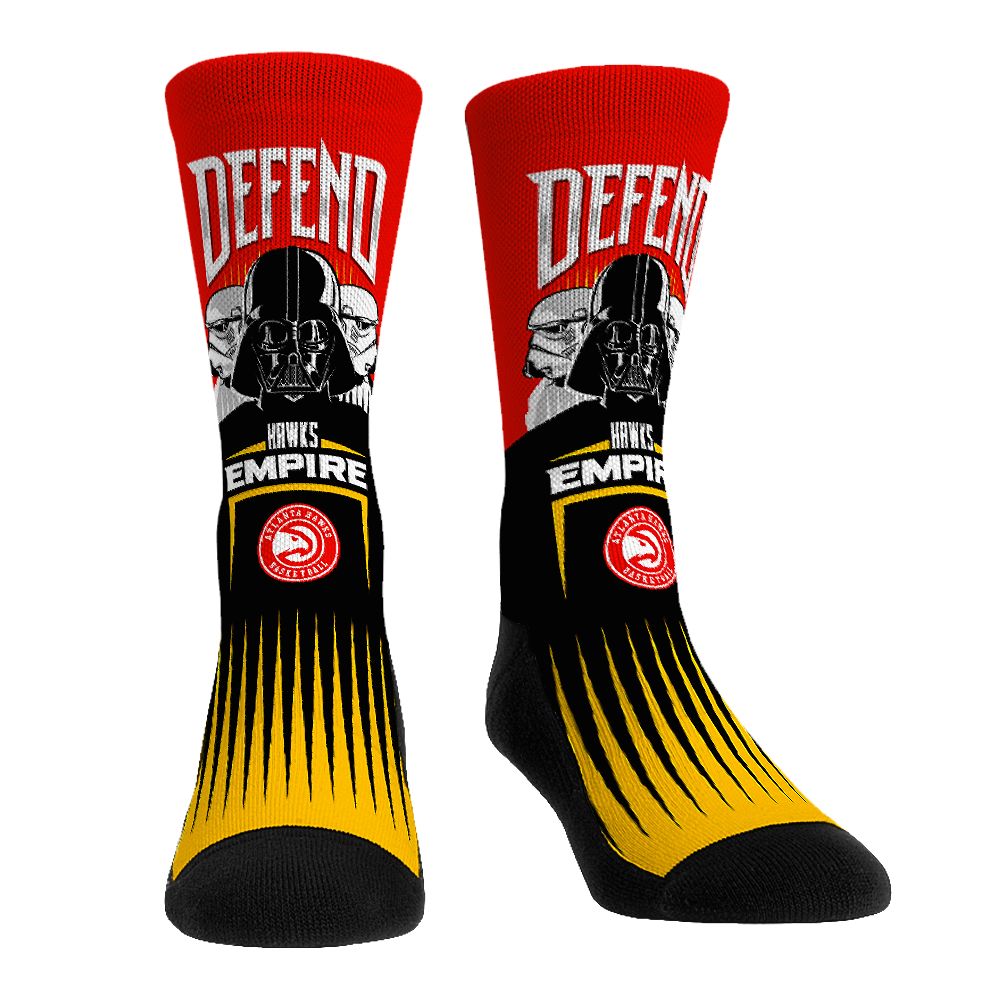 Atlanta Hawks - Star Wars  - Defend The Empire | Rock 'Em Socks