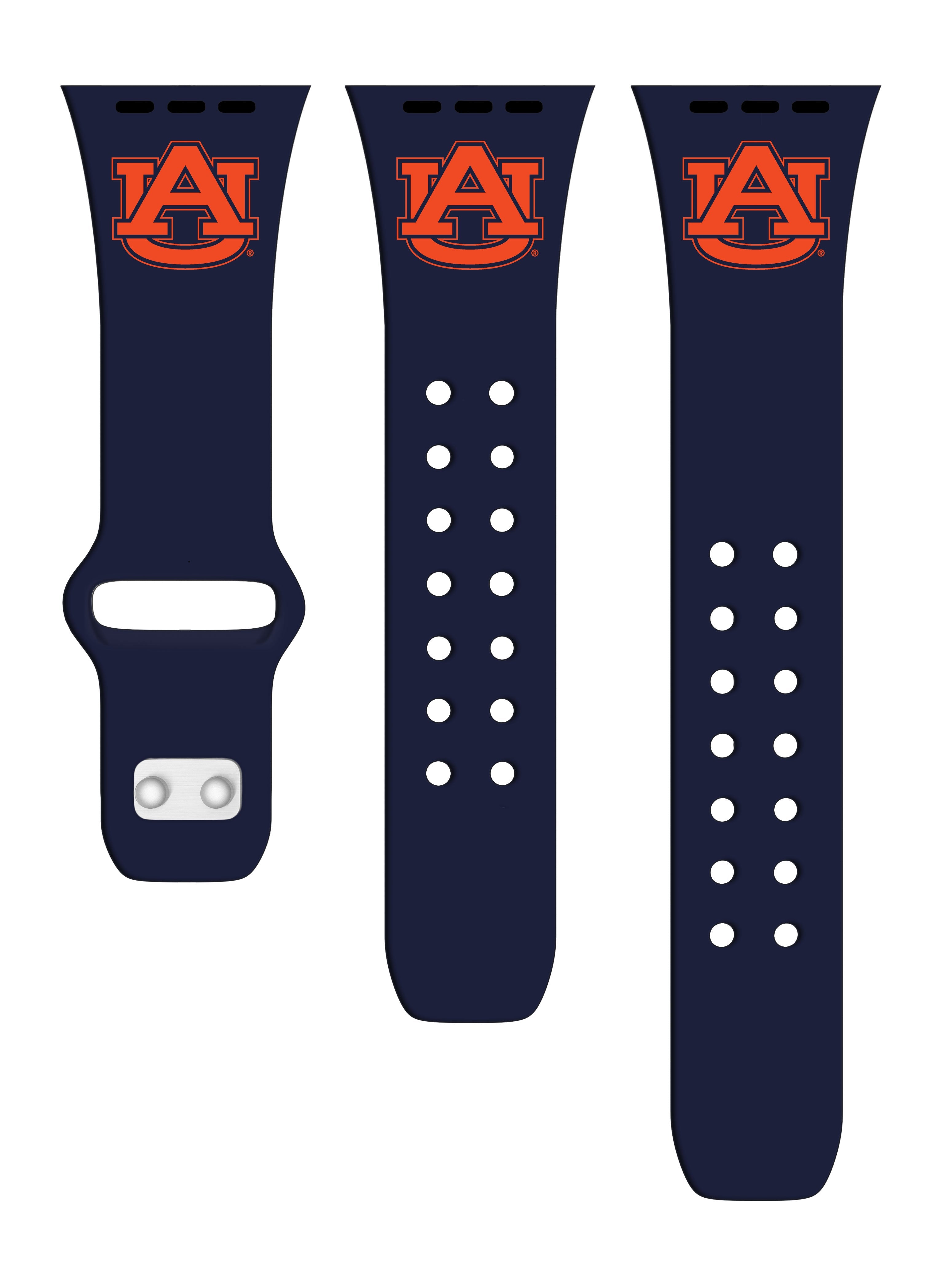 Auburn Tigers Silicone Apple Watch Band 3