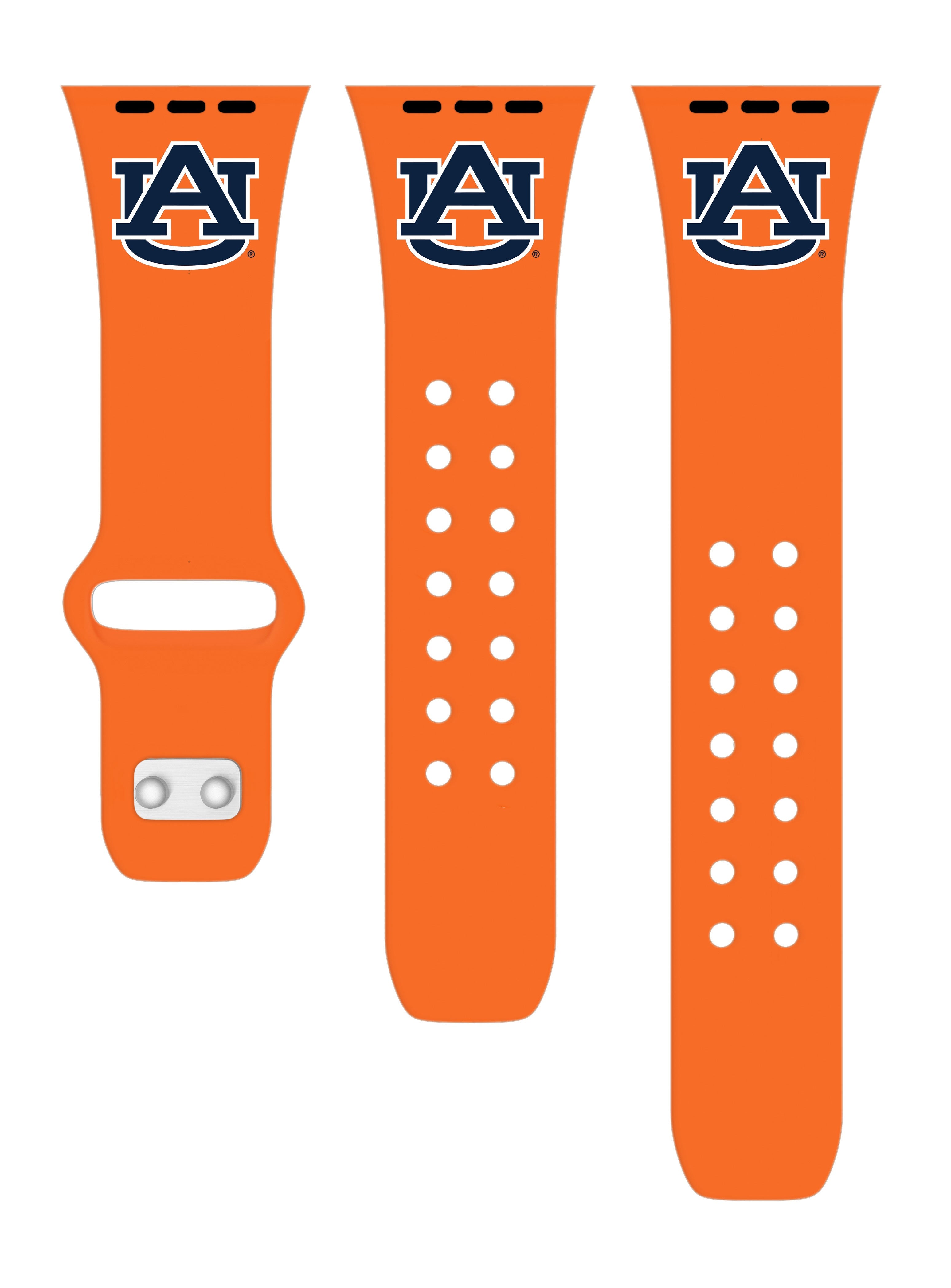 Auburn Tigers Silicone Apple Watch Band 7