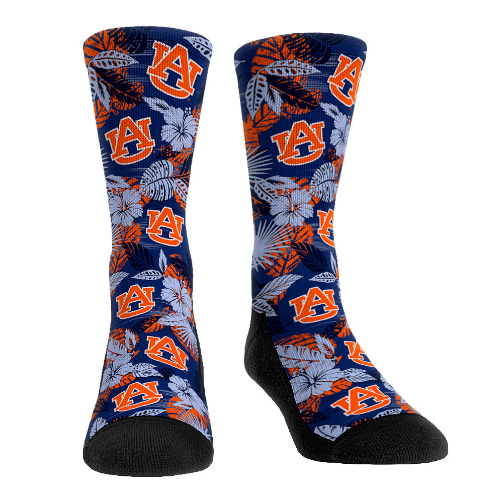 Auburn Tigers - Floral | Rock 'Em Socks