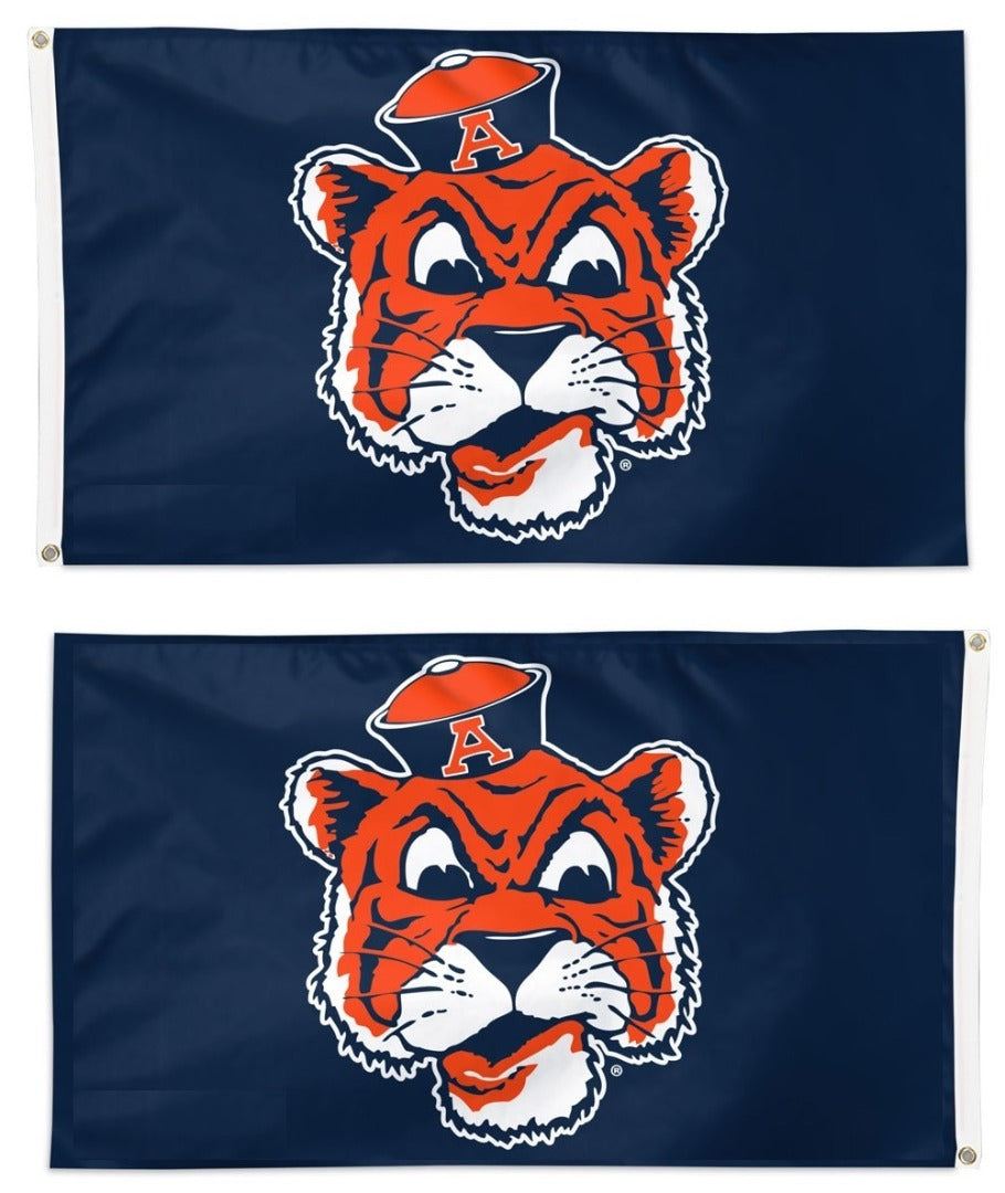Auburn Tigers Flag 3x5 Aubie 2 Sided