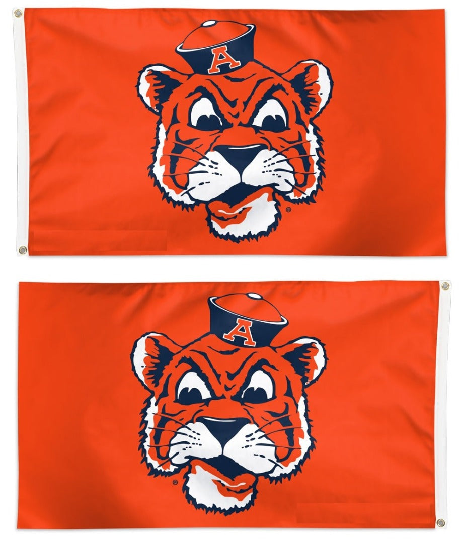 Auburn Tigers Flag 3x5 Aubie Orange