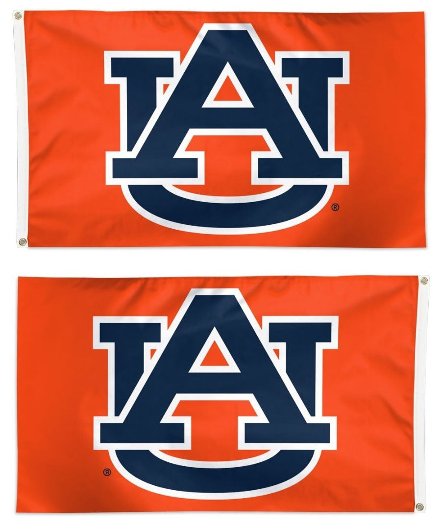 Auburn Tigers Flag 3x5 Orange AU Logo