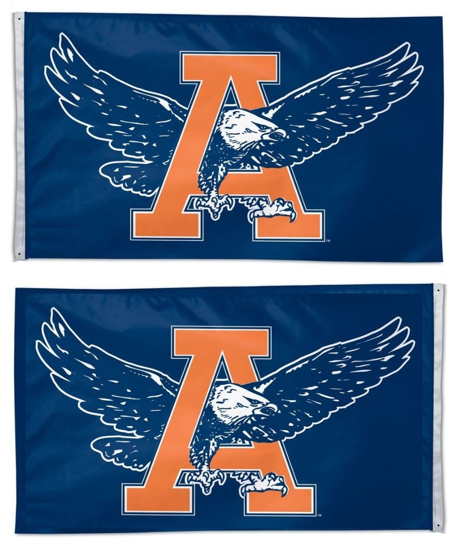 Auburn Tigers Flag 3x5 Retro 2 Sided War Eagle Logo