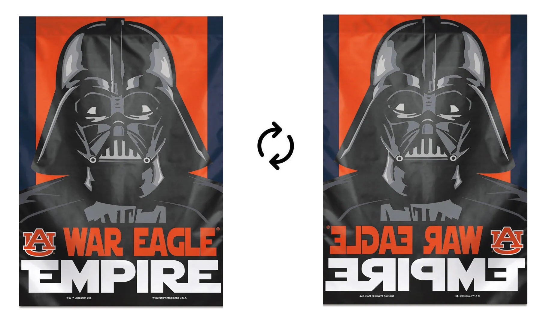 Auburn Tigers Flag War Eagle Empire Star Wars