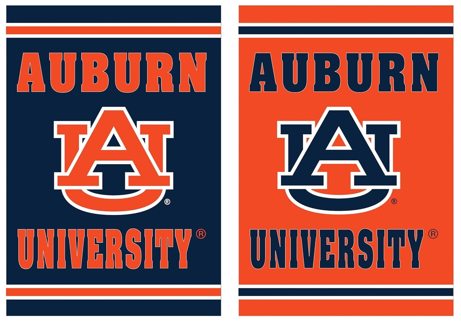 Auburn University 2 Sided Garden Flag