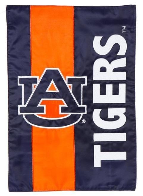 Auburn University Tigers Garden Flag 2 Sided Applique Logo 1