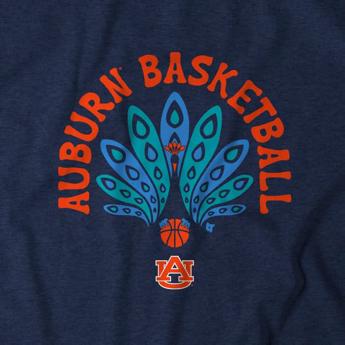 Auburn Basketball Peacock 5