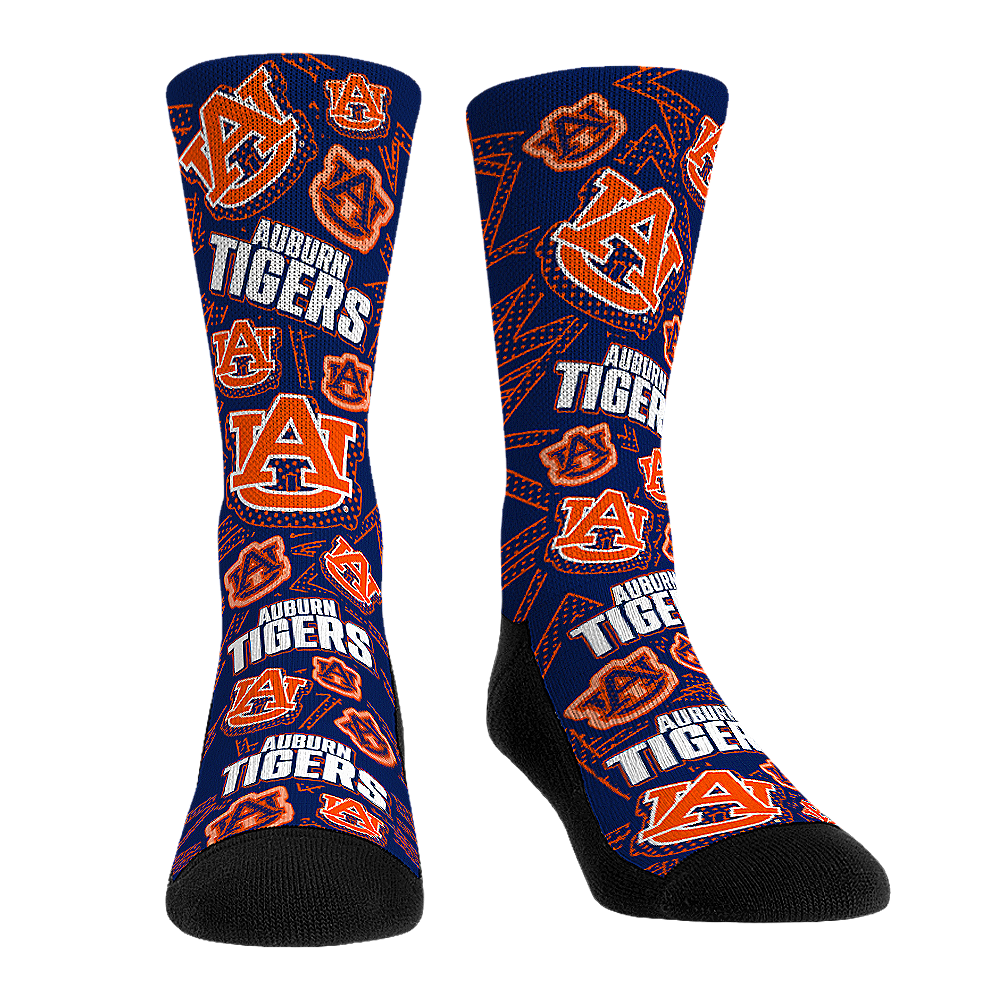 Auburn Tigers - Microdot All-Over | Rock 'Em Socks