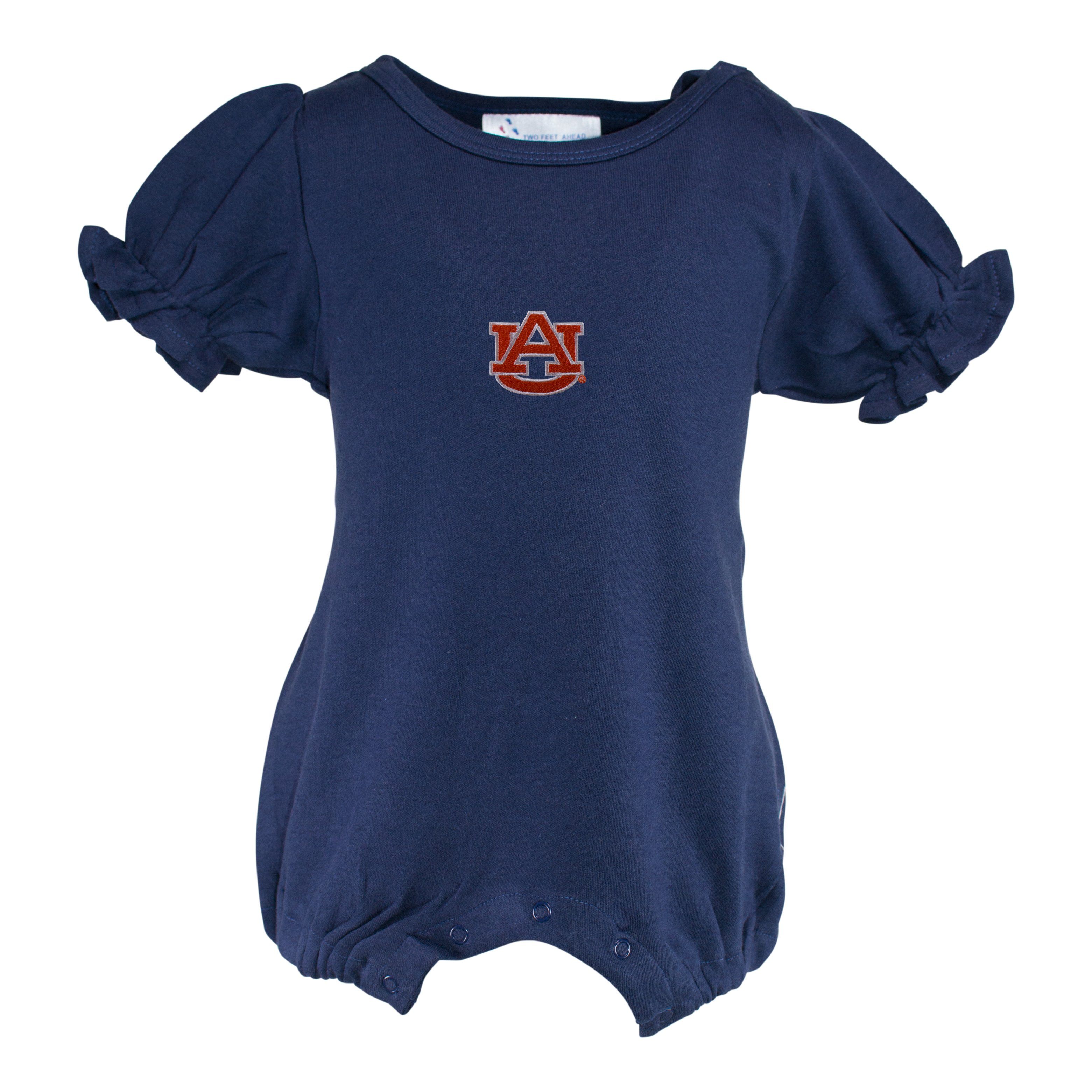Auburn Girl's Romper | Two Feet Ahead