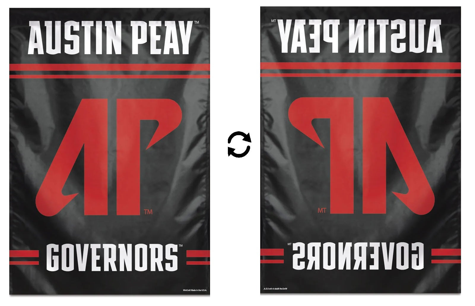 Austin Peay Governors Black Banner Flag