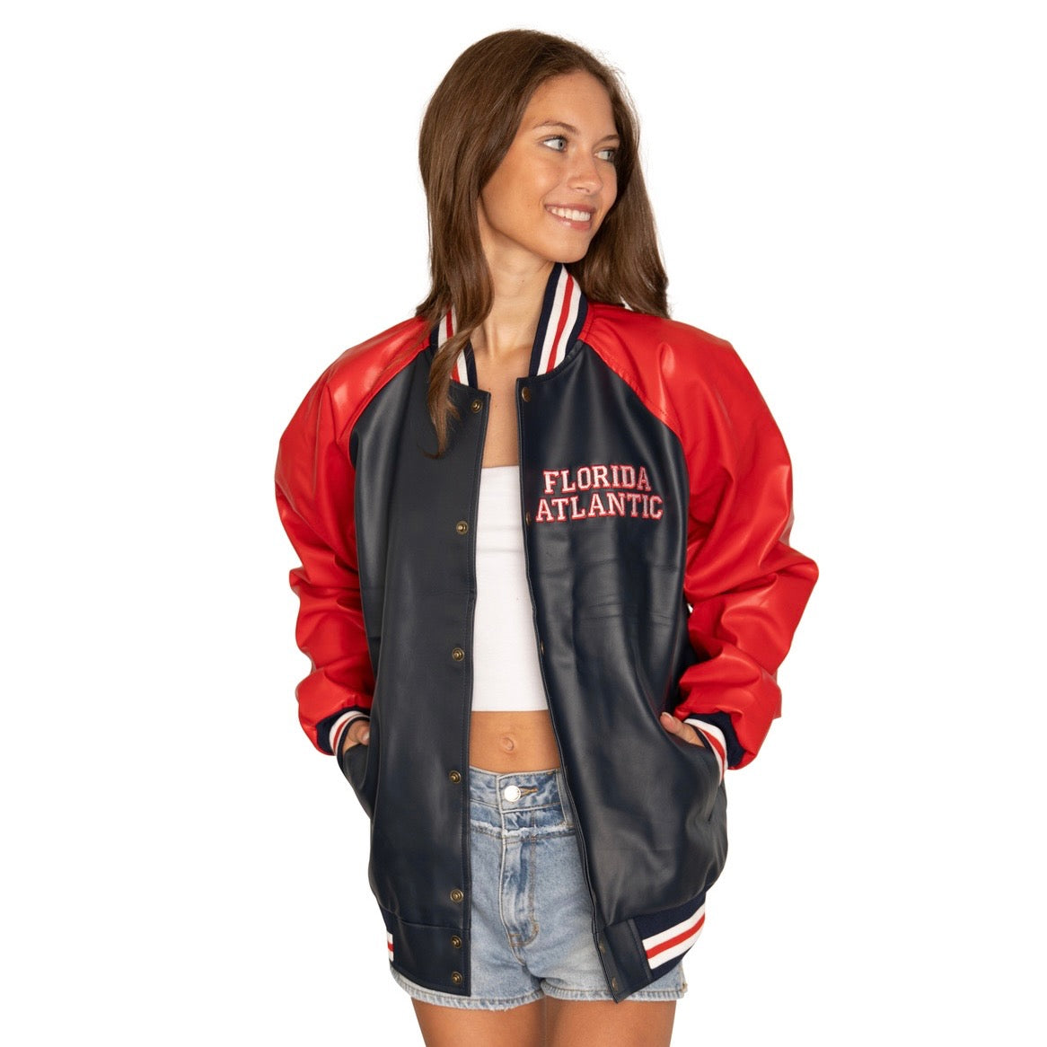Florida Atlantic Owls Varsity Letterman Jacket | lojobands