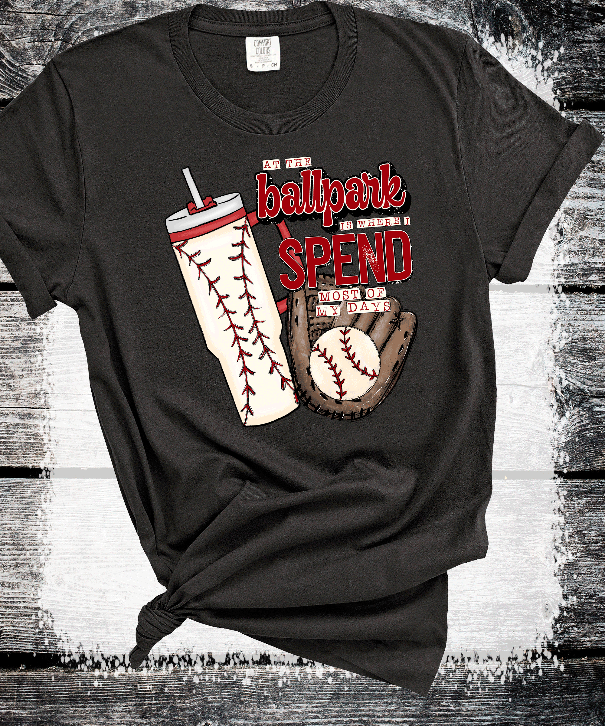 Ballpark is where I spend most of my days Baseball MOM, Stanley Cup,  Baseball Mom Shirt, Baseball Shirt For Women, Sports Mom Shirt, Mothers Day Gift, Family Baseball Shirt, Baseball Lover 4