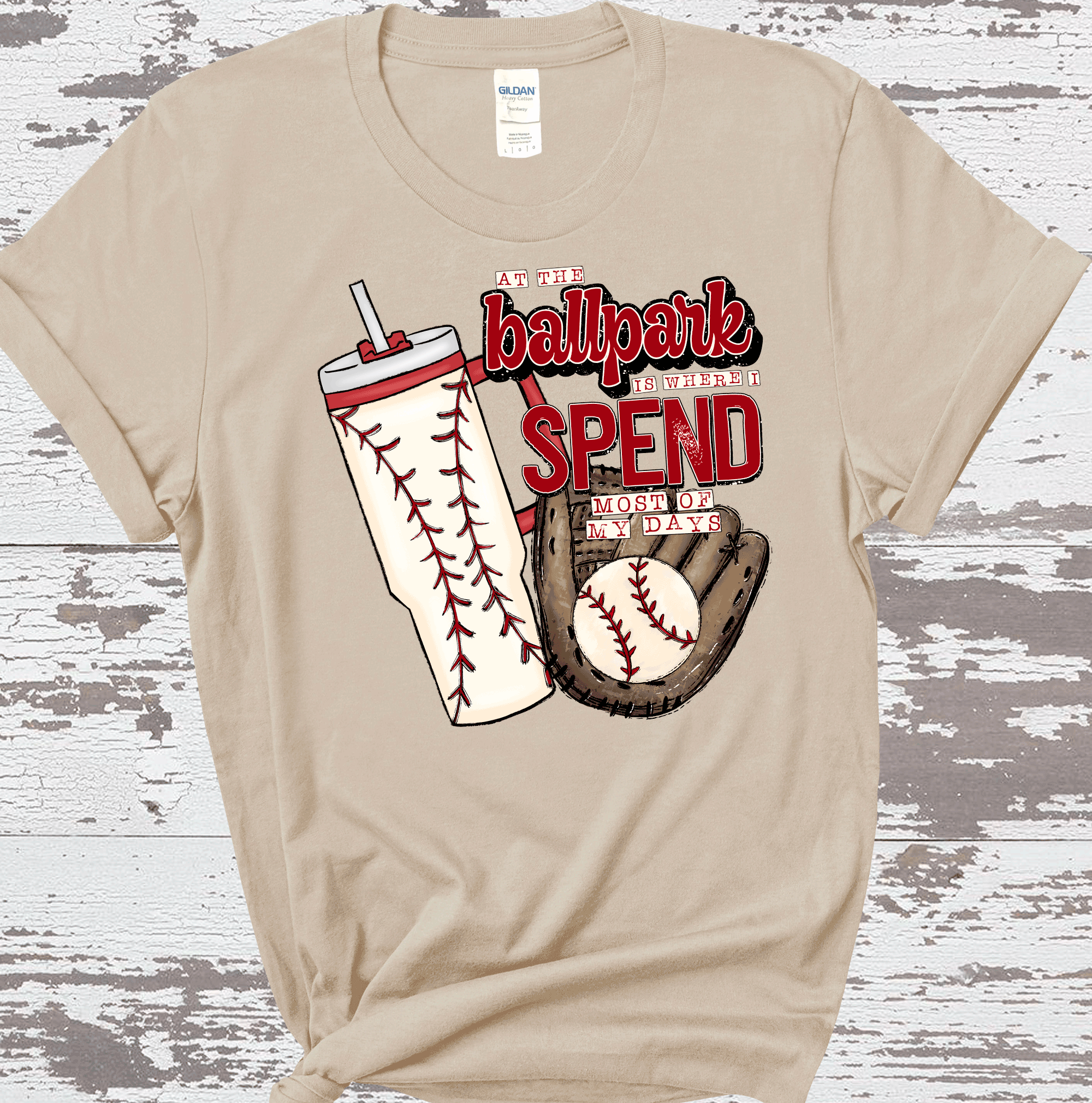 Ballpark is where I spend most of my days Baseball MOM, Stanley Cup,  Baseball Mom Shirt, Baseball Shirt For Women, Sports Mom Shirt, Mothers Day Gift, Family Baseball Shirt, Baseball Lover 5