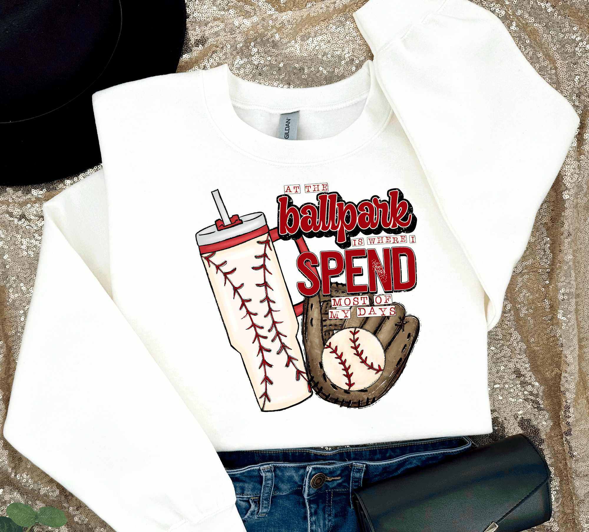 Ballpark is where I spend most of my days Baseball MOM, Stanley Cup,  Baseball Mom Shirt, Baseball Shirt For Women, Sports Mom Shirt, Mothers Day Gift, Family Baseball Shirt, Baseball Lover 3