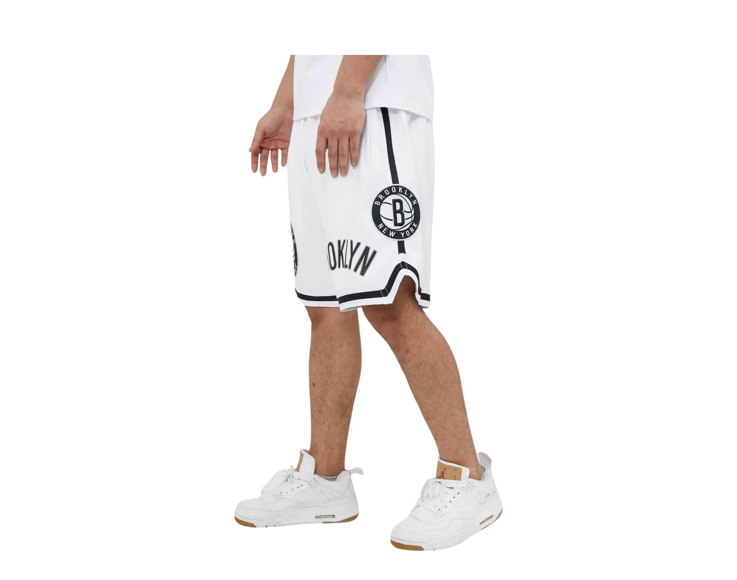 Pro Standard Brooklyn Nets Pro Team Men Shorts White 2