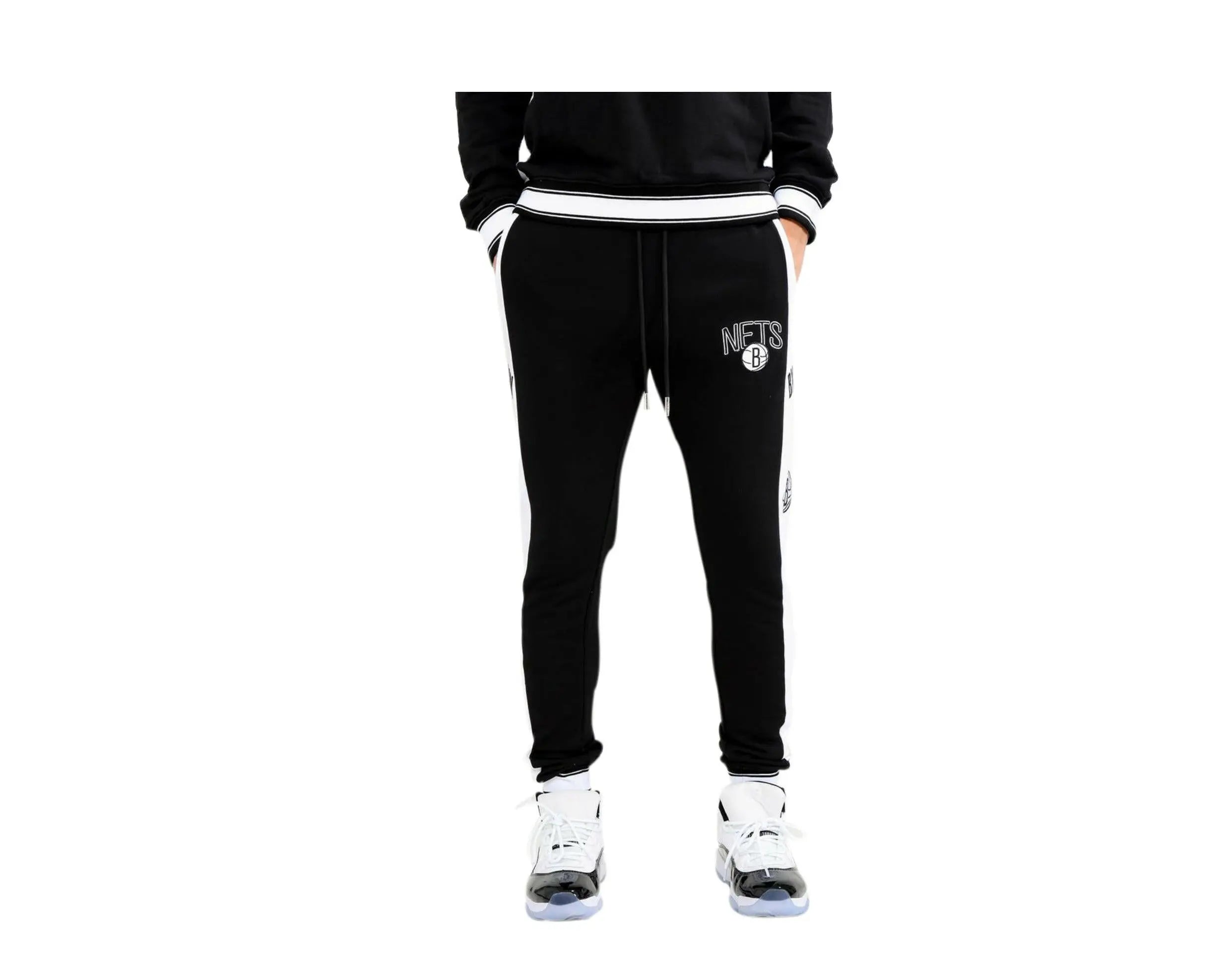 Pro Standard Scrimmage Brooklyn Nets Men Jogger Pants Black 1