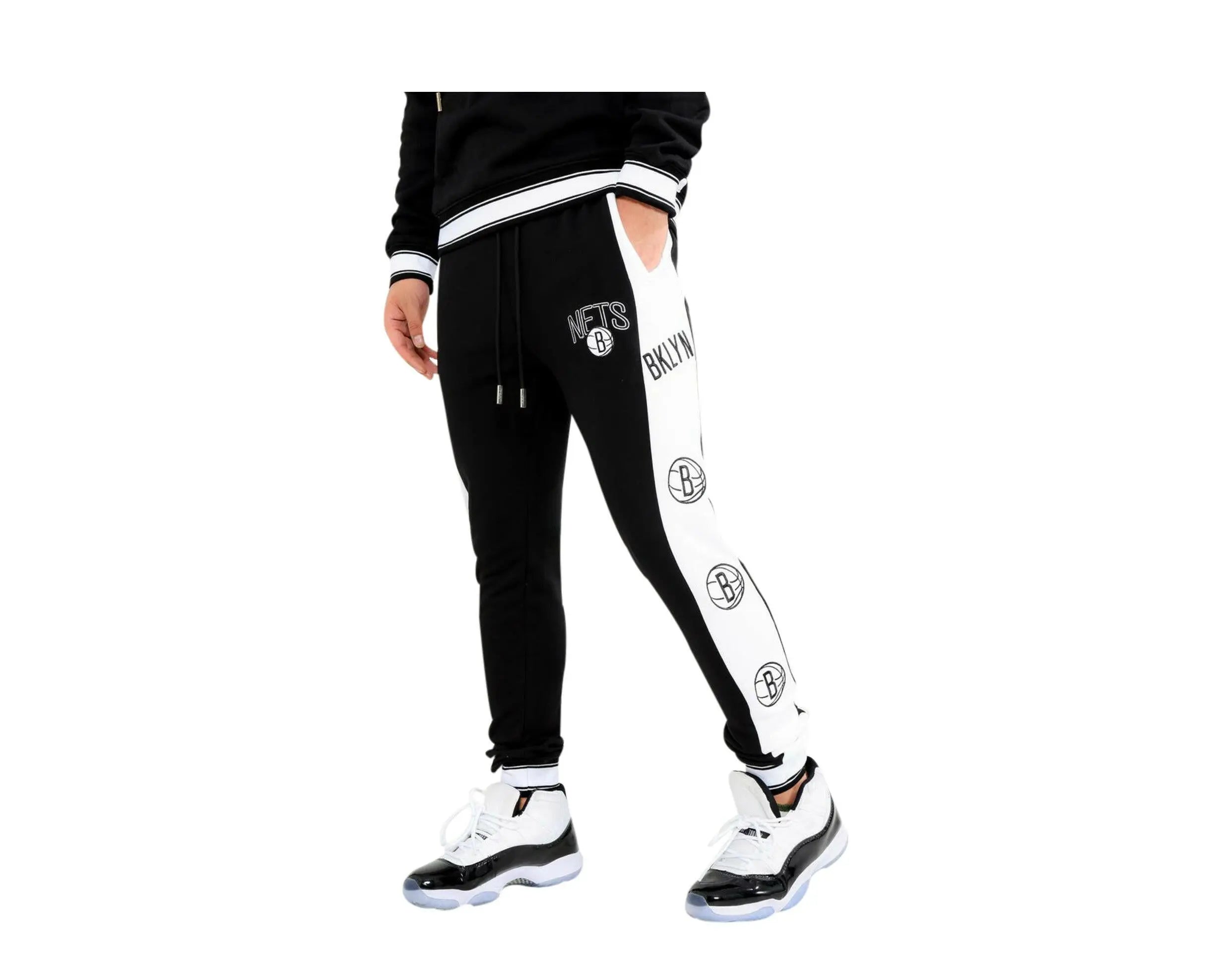 Pro Standard Scrimmage Brooklyn Nets Men Jogger Pants Black 3