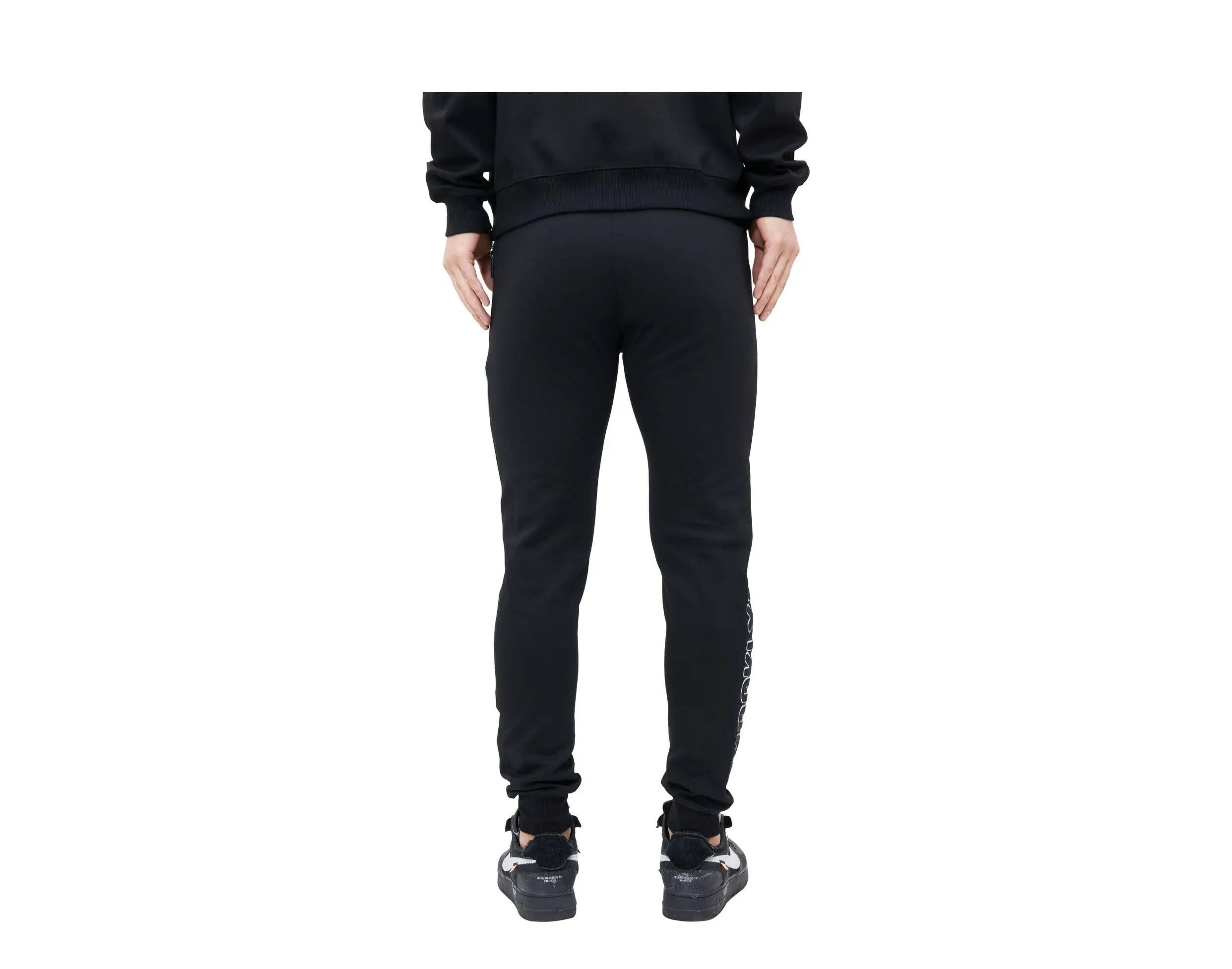 Pro Standard NBA Brooklyn Nets Logo Blended Men Jogger Pants Black 4