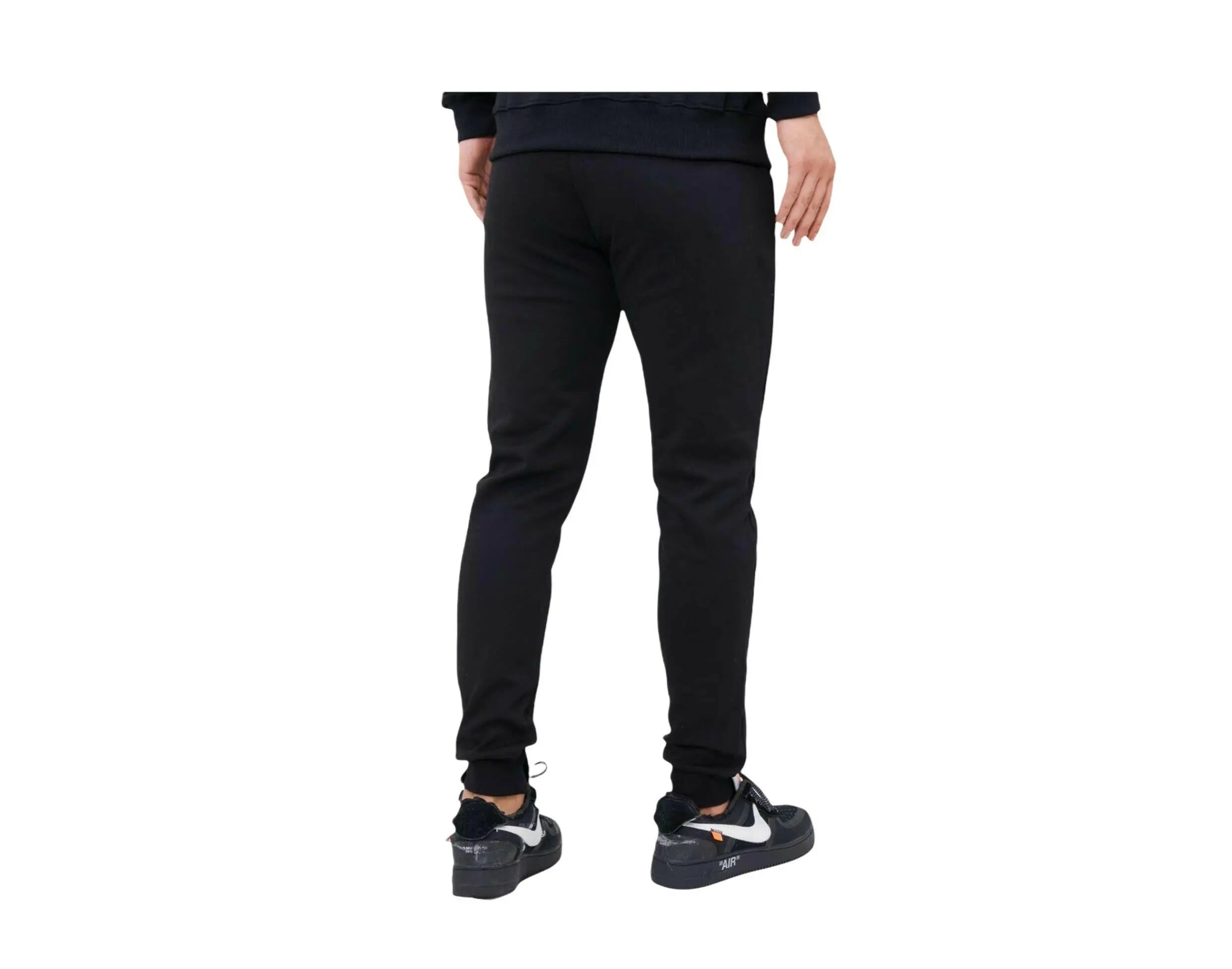 Pro Standard NBA Brooklyn Nets Stacked Logo Men Sweatpants Black 4