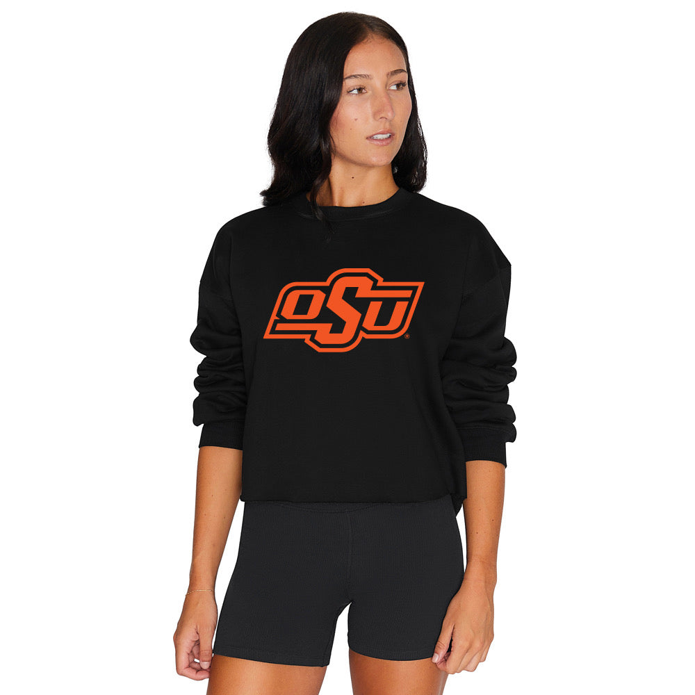 Oklahoma State Black Crewneck | lojobands 3