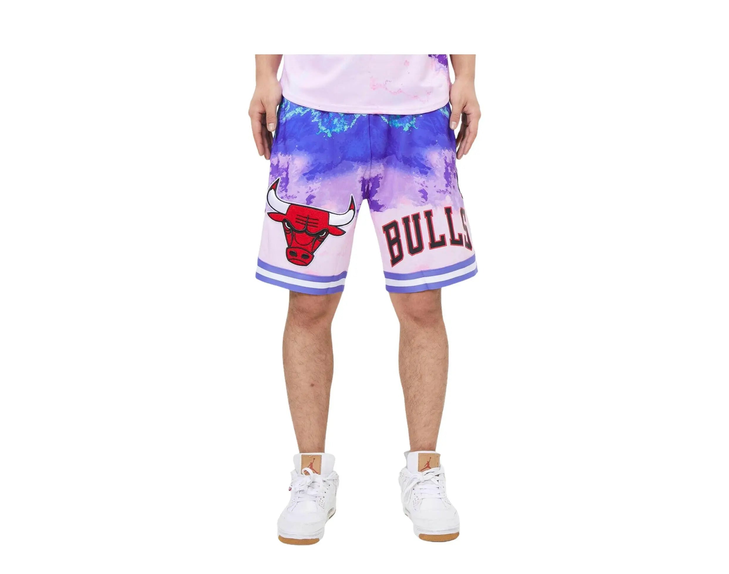 Pro Standard Chicago Bulls Pro Team Pink Dye Men Shorts Pink Dye 1