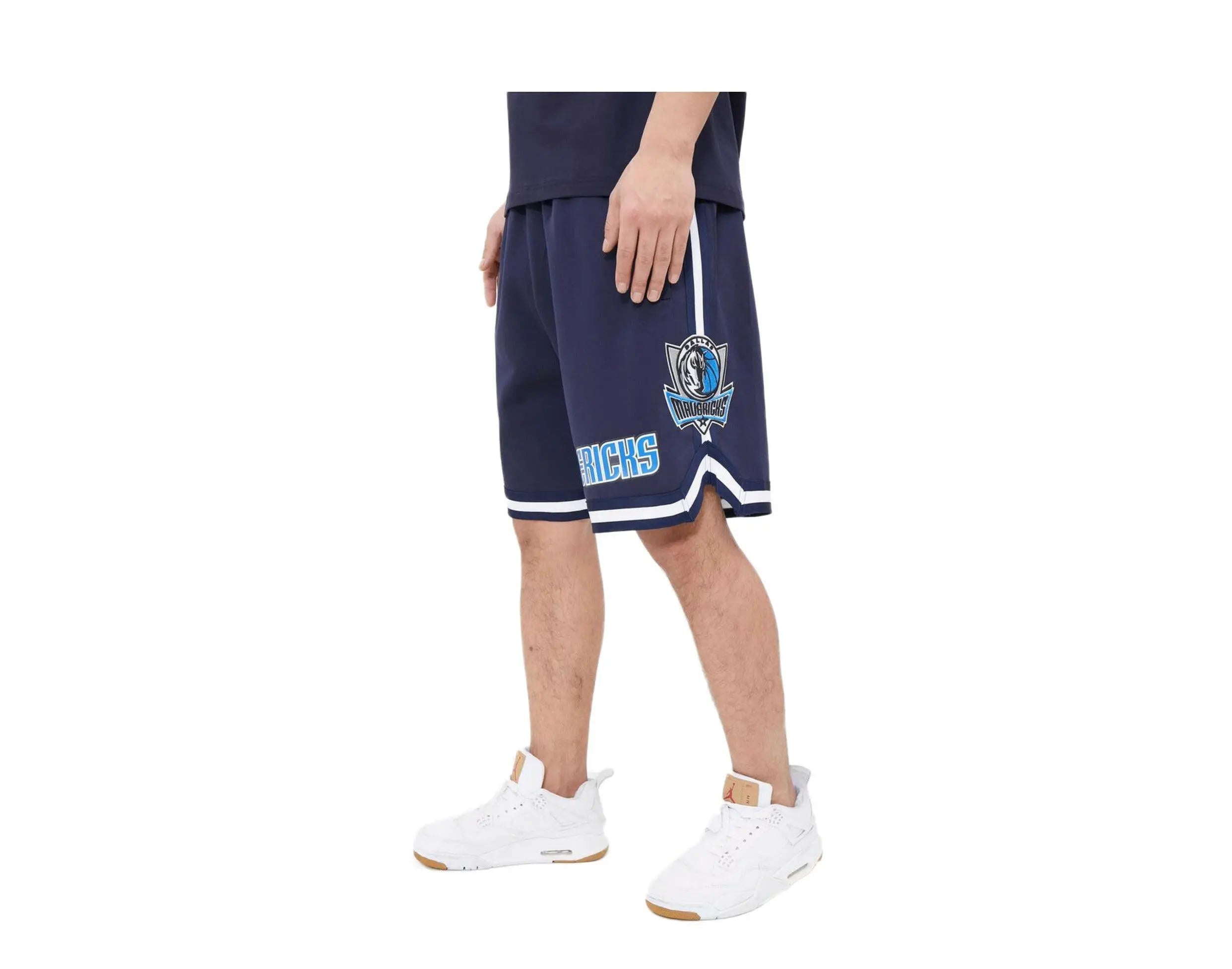Pro Standard Dallas Mavericks Pro Team Men Jogger Shorts Midnight Navy 2
