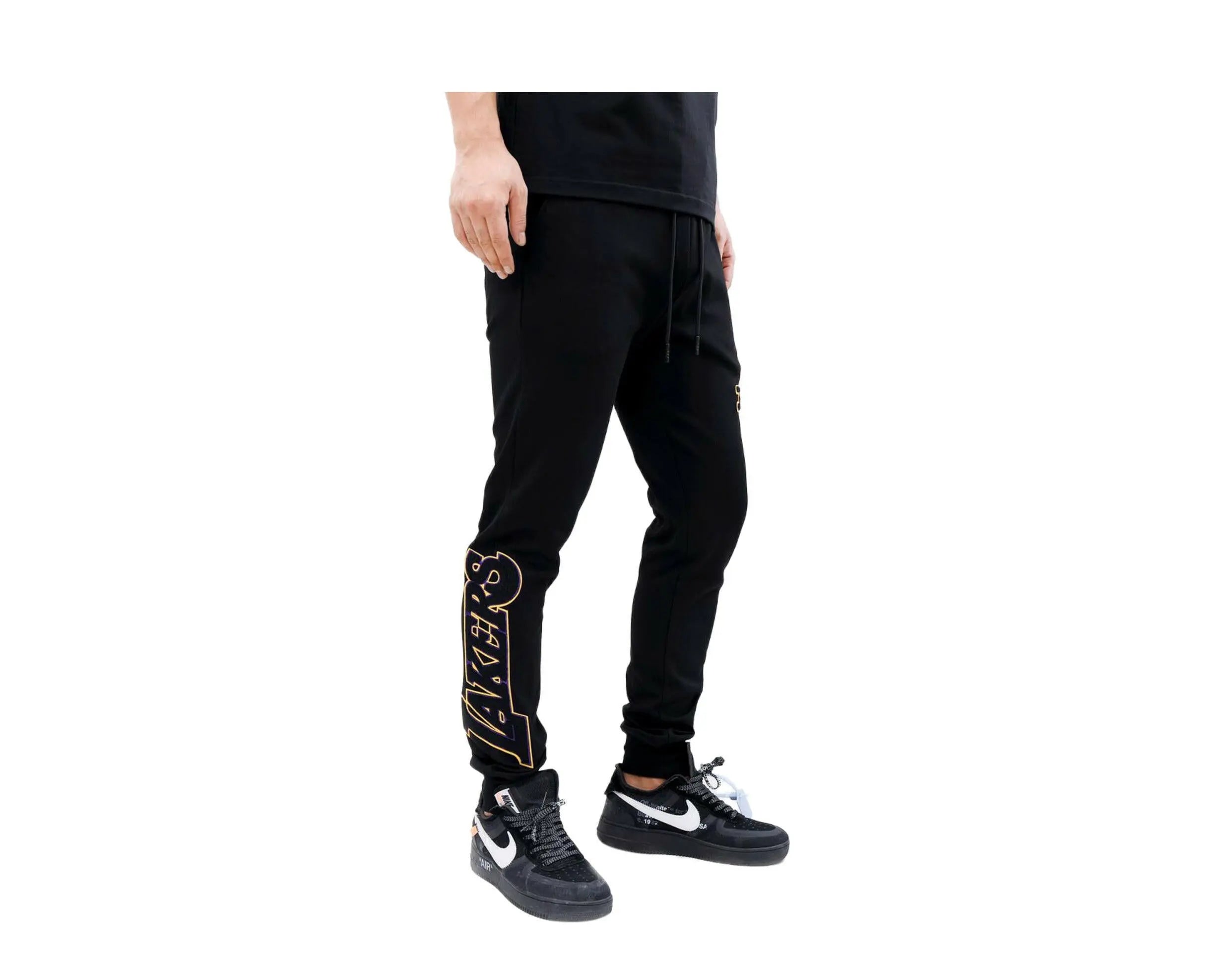 Pro Standard NBA Los Angeles Lakers Blended Men Jogger Pants Black 3