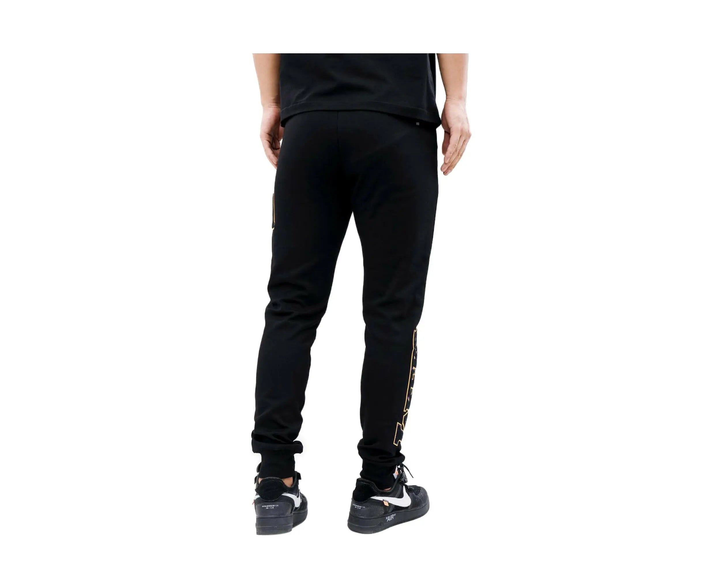 Pro Standard NBA Los Angeles Lakers Blended Men Jogger Pants Black 4