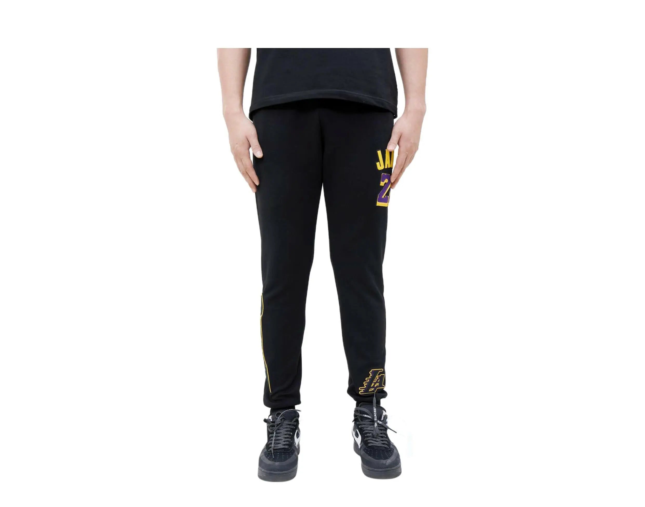 Pro Standard Los Angeles Lakers Lebron James Pro Team Men Joggers Black 1