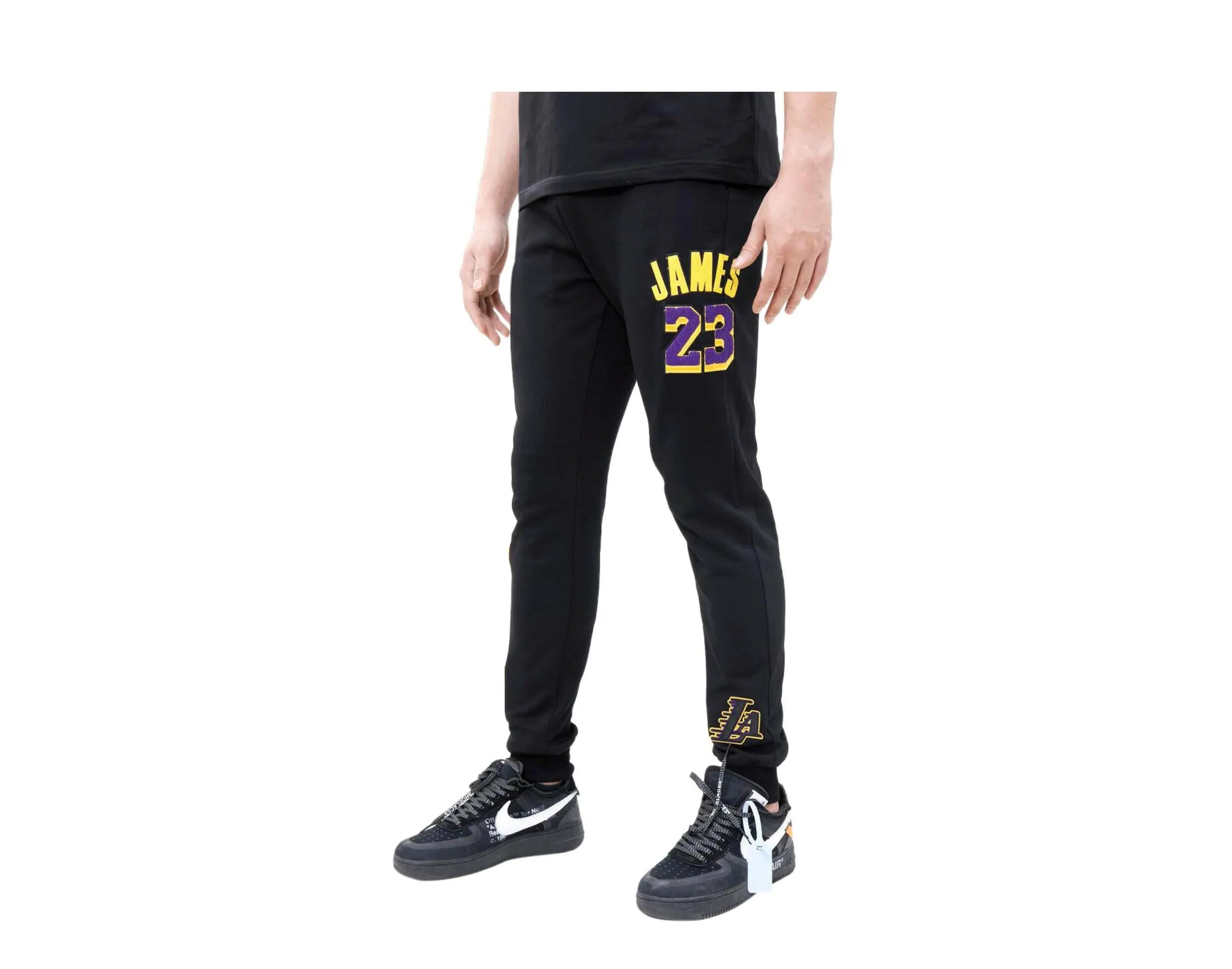 Pro Standard Los Angeles Lakers Lebron James Pro Team Men Joggers Black 2